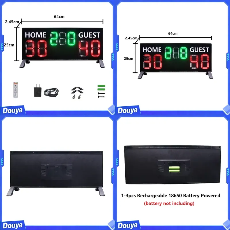 Badminton Scoreboard - YIZHI 고품질 전자식 데스크탑 7자리 LED