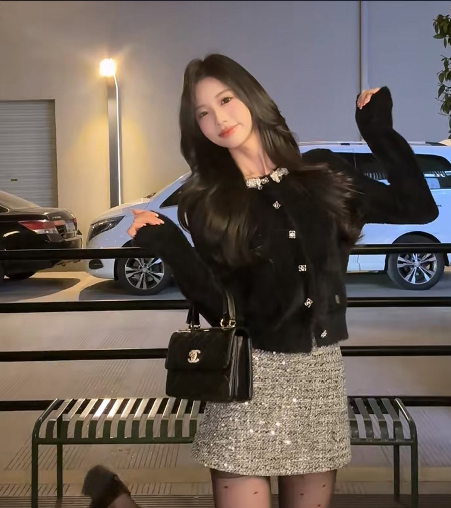 Badminton English - 트위드 재킷 영국 스타일 여성용 겨울
