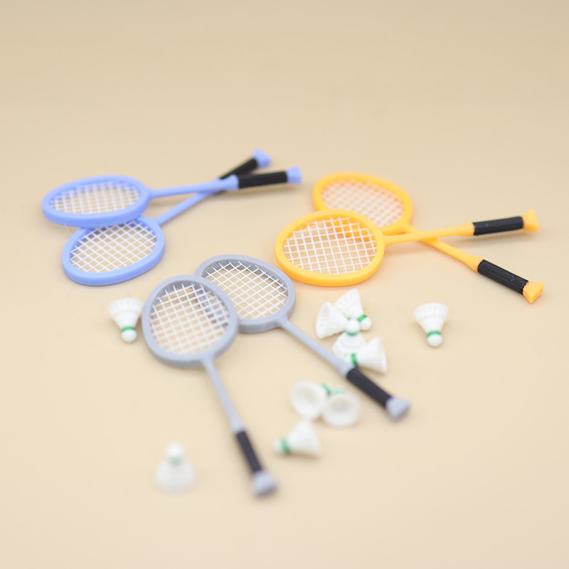 Badminton House - /Kb/1Pair 1:12 인형의 집 시뮬레이션 미니
