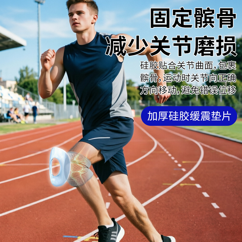 스트랩 실리콘 무릎 보호대 무릎 부상 스포츠 하이킹 등 - Badminton English 리뷰 및 가격