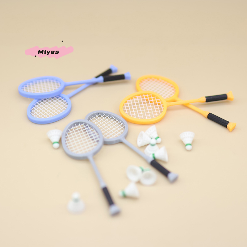 1/12 인형집 스포츠 장면 장식용 미니 배드민턴 라켓 - Badminton House 리뷰 및 가격