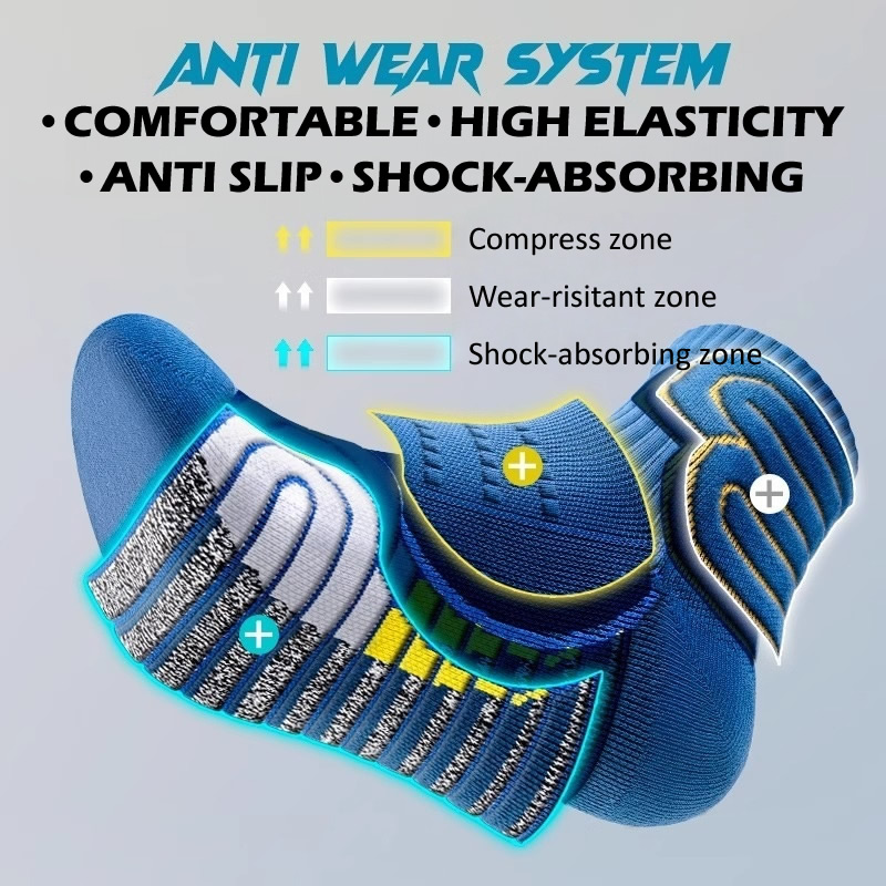 2 쌍 전문 러닝 마라톤 양말 남성용 대형 농구 배드민 - Ankle Support Badminton 리뷰 및 가격