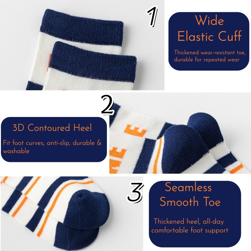 10 쌍 소년 스포츠 크루 양말 부드러운 면 어린이 테 - Ankle Support Badminton 리뷰 및 가격