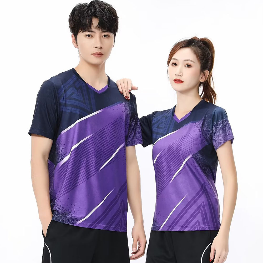 남녀공용 테니스 탁구 티셔츠, 반팔 스포츠 상의, 빠른 - Badminton Wallpaper 리뷰 및 가격