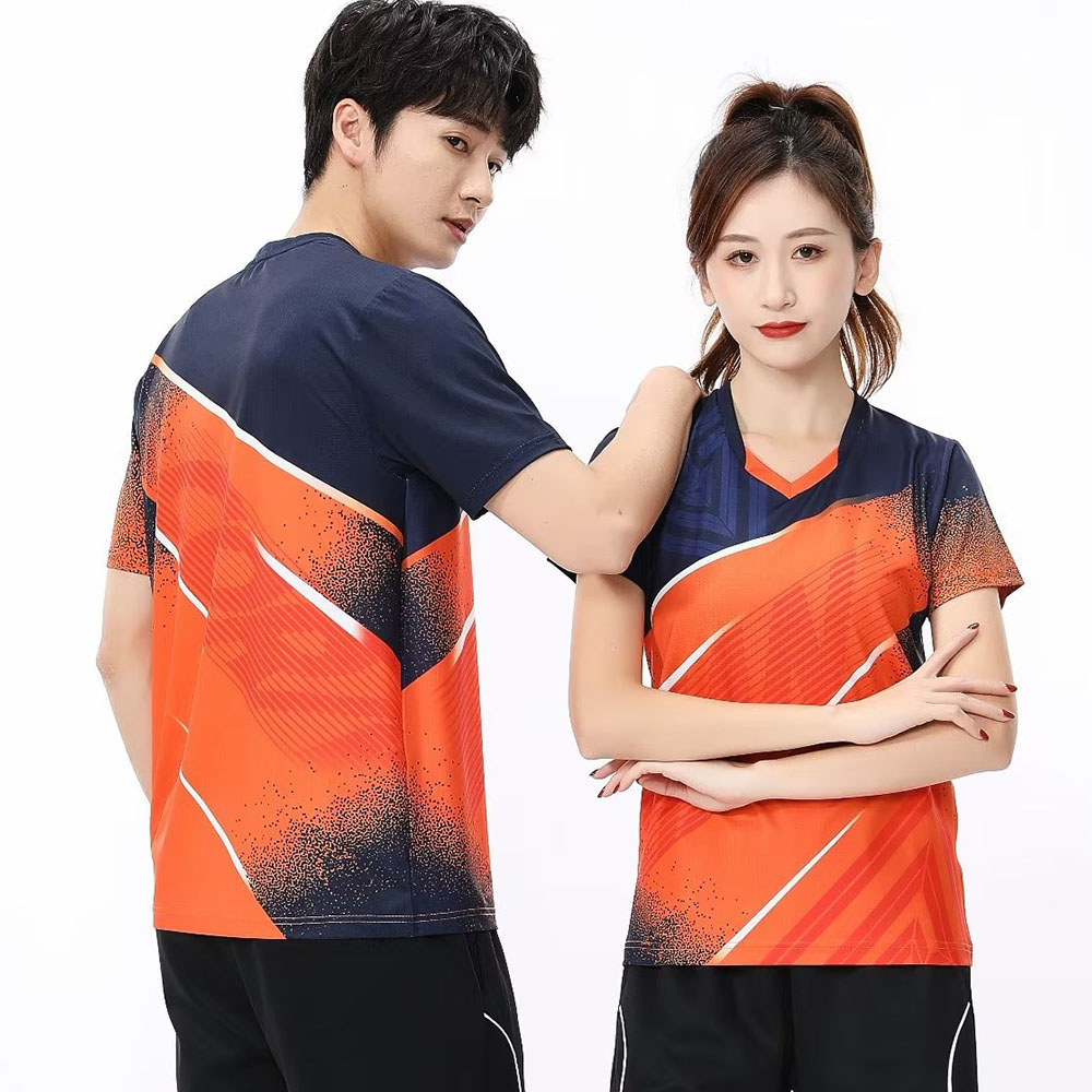 남녀공용 테니스 탁구 티셔츠, 반팔 스포츠 상의, 빠른 - Badminton Wallpaper 리뷰 및 가격