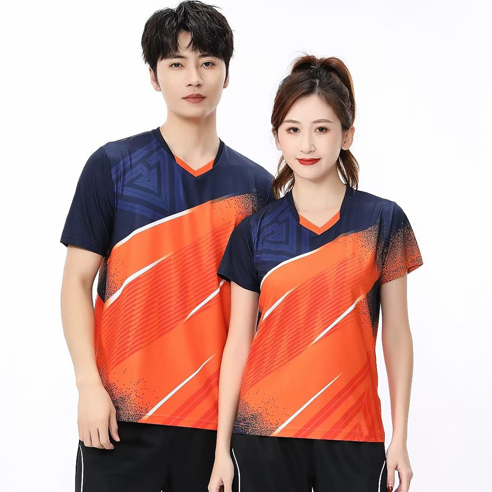 남녀공용 테니스 탁구 티셔츠, 반팔 스포츠 상의, 빠른 - Badminton Wallpaper 리뷰 및 가격