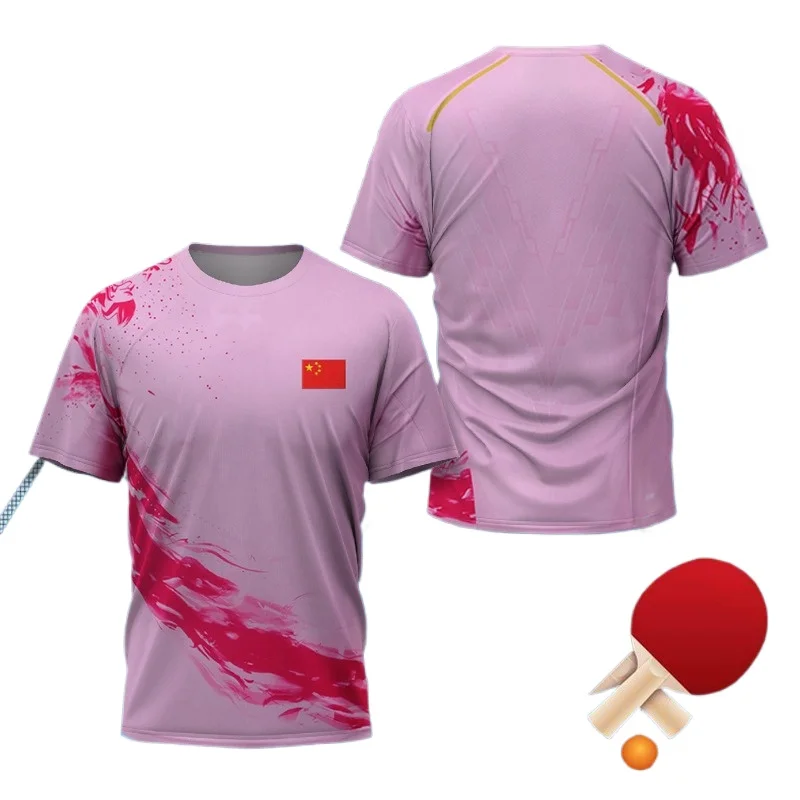 중국 드래곤 탁구 그래픽 T 셔츠 남성 의류 패션 배드 - Badminton Wallpaper 리뷰 및 가격