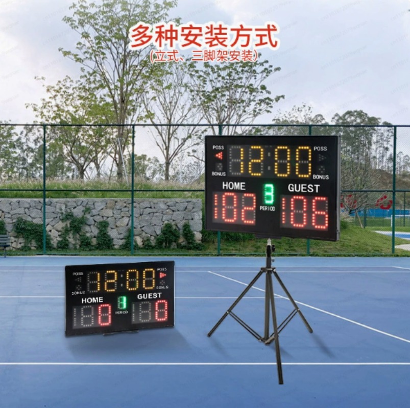 새로운 다기능 LED 실내 스포츠 전자 경기 점수판 – - Badminton Scoreboard 리뷰 및 가격
