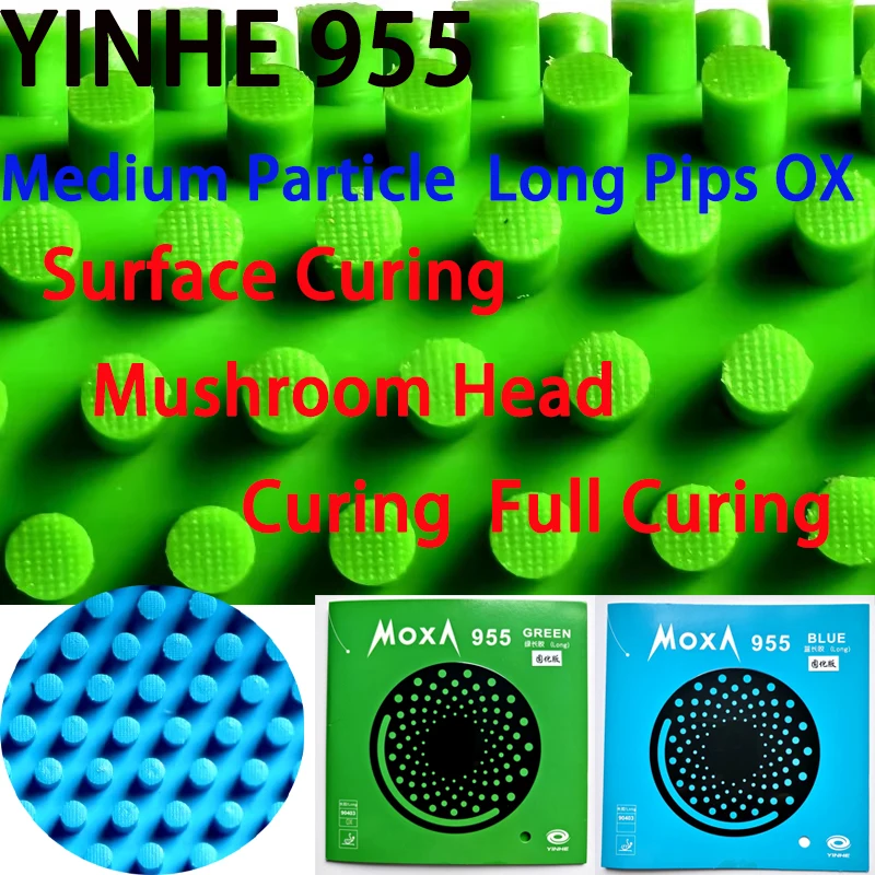 YINHE 955 탁구 러버 롱 핍스 OX 머쉬룸 헤드 - Badminton Single 리뷰 및 가격
