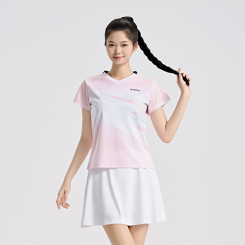 가와사키 오리지널 여성용 배드민턴 셔츠 스포츠 통기성  - Badminton Wallpaper 리뷰 및 가격